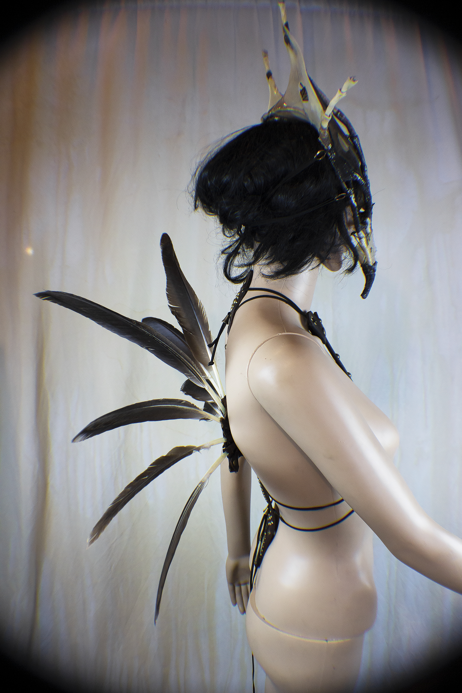 Falcon mask_Wings_leather harness_side view.jpg